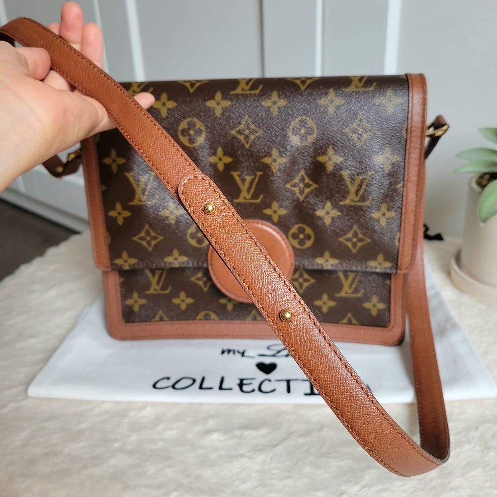 💕VERY RARE Authentic Louis Vuitton RASPAIL Crossbody/Shoulder Monogram - Picture 7 of 16